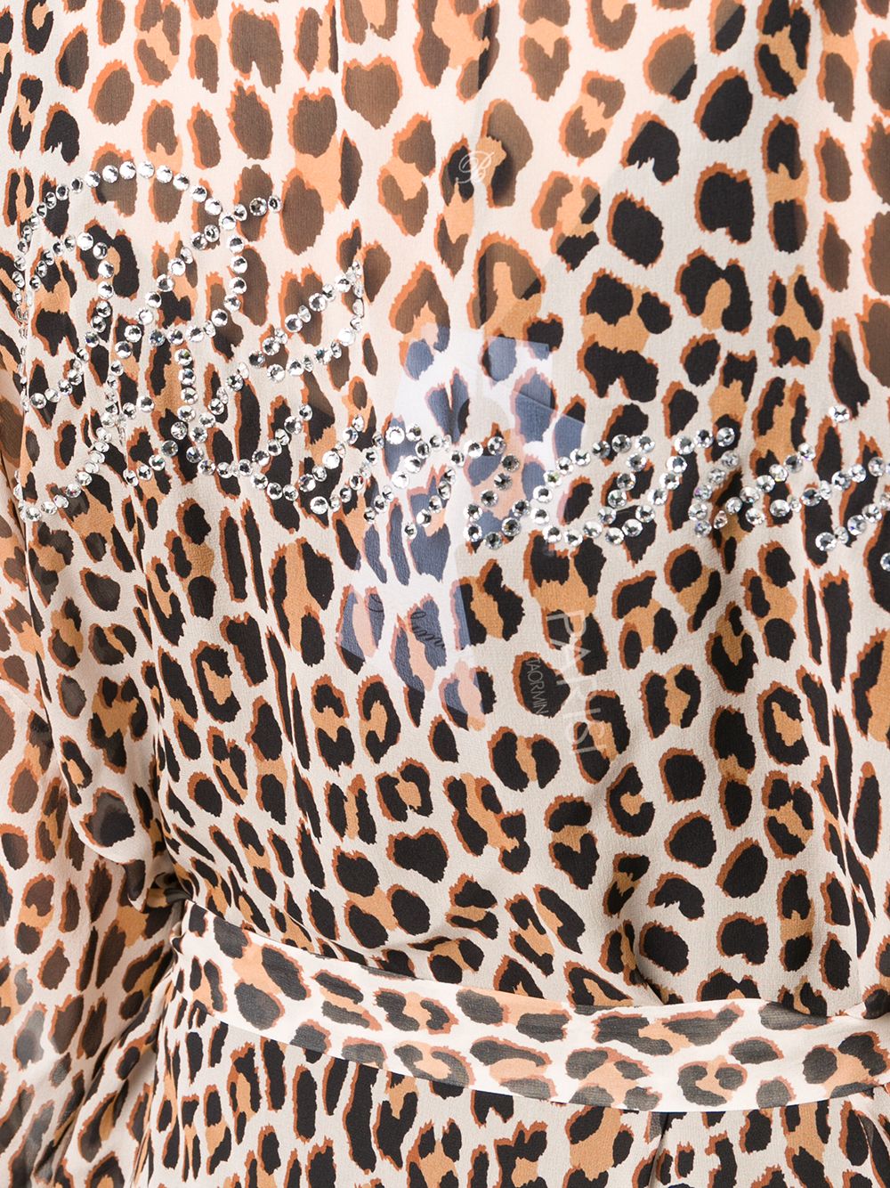 фото Blumarine leopard print kimono dress