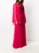Alberta Ferretti embroidered flared gown