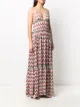 Missoni abstract knitted maxi dress