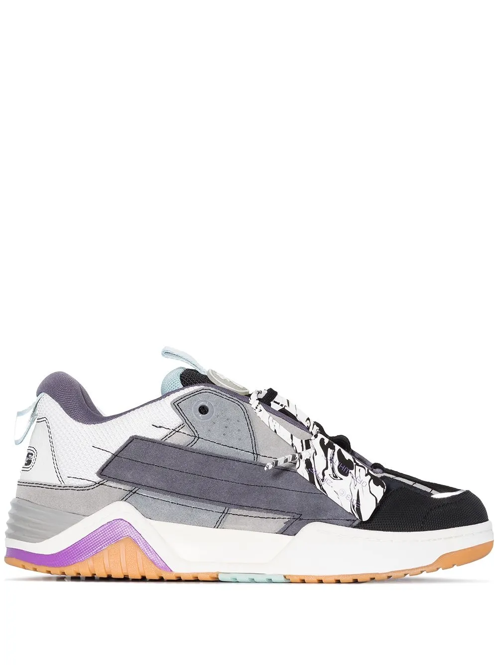 

Off-White Arrow panelled sneakers - Black