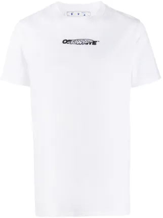 White Hand Painters print T-shirt 