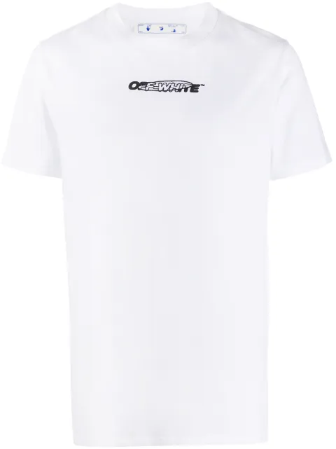 off white hand tee