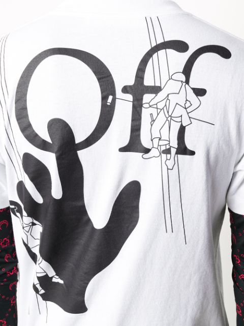 off white hand painters tee