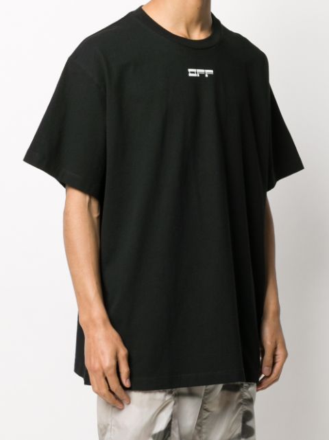 Shop black Off-White masked face T-shirt with Afterpay - Farfetch Australia