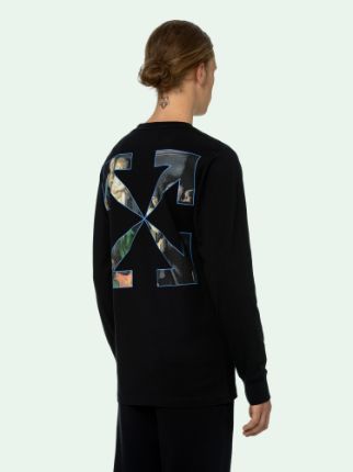 BLACK CARAVAGGIO PAINTING L/S T-SHIRT | Off-White™ Official Site