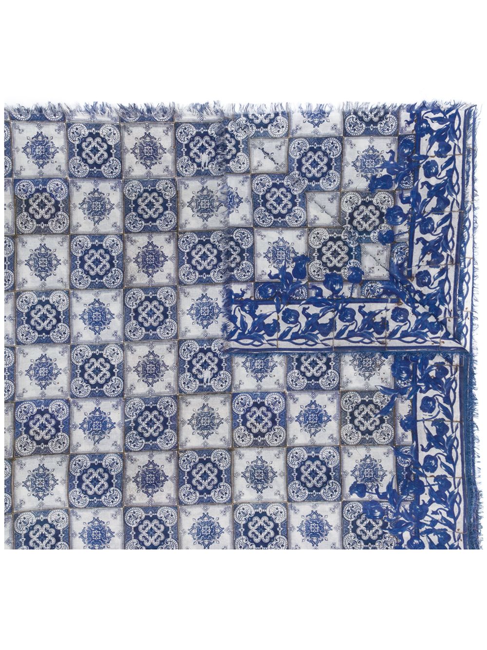 фото Faliero sarti tile-print scarf