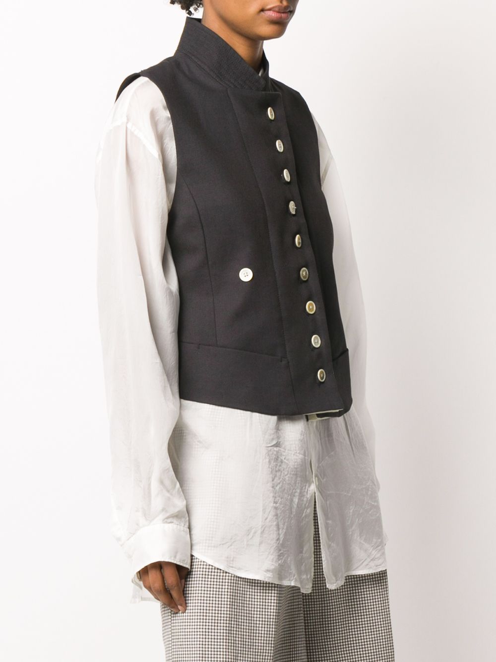 фото Ann demeulemeester buttoned waistcoat