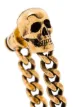 Alexander McQueen skull chain trim earrings