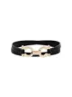 Image 1 of Salvatore Ferragamo Gancini leather bracelet