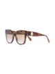 Fendi Eyewear FF motif oversized-frame sunglasses