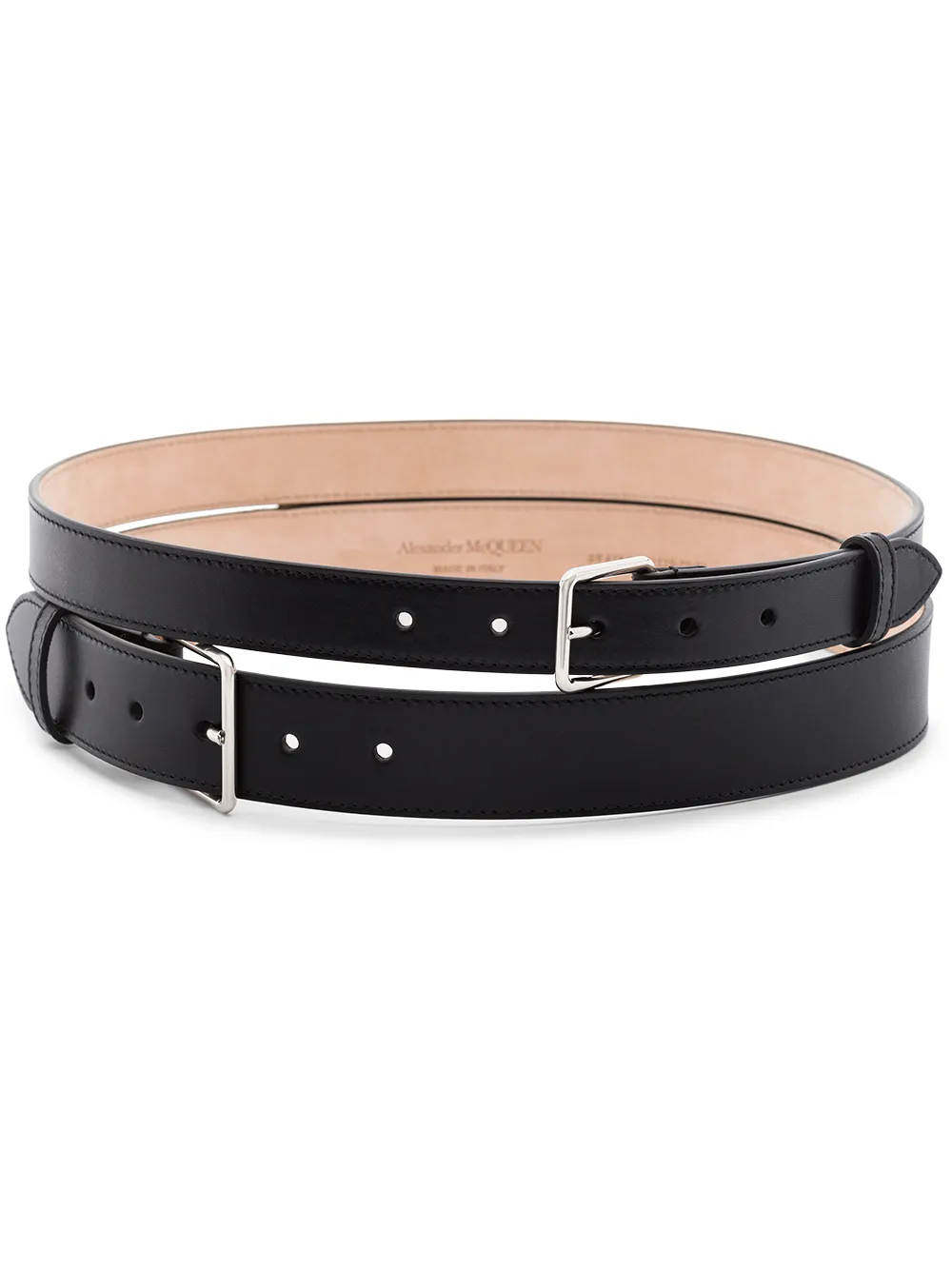 Ceinture double Alexander McQueen pour Femme