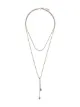 Image 1 of Alexander McQueen double-wrap skull necklace