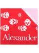 Image 1 of Alexander McQueen patchwork skull-print scarf