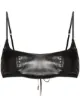 Image 1 of Supriya Lele vinyl-effect bra-style top