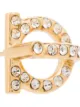 Salvatore Ferragamo Gancini gold-tone crystal earrings