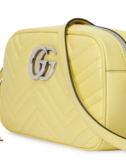 gucci yellow marmont bolsa