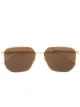 Image 1 of Bottega Veneta Eyewear square frame sunglasses