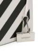 Off-White Diagonal Binder Clip mini leather crossbody bag