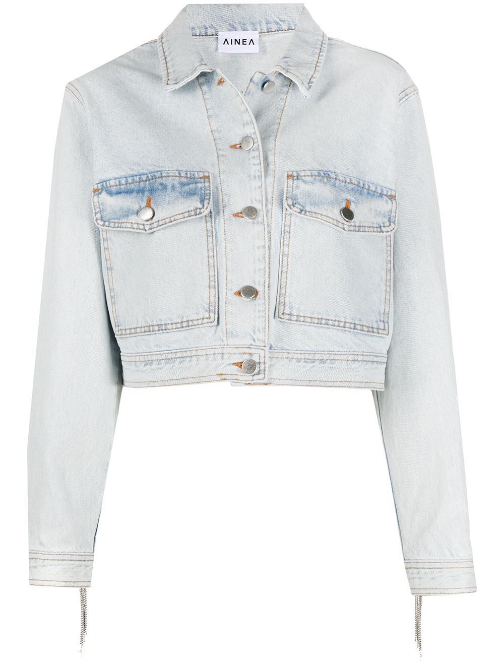 фото Ainea denim cropped jacket