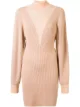 Image 1 of Dion Lee knitted merino ribbed dress