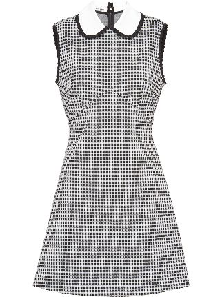 miu miu gingham dress