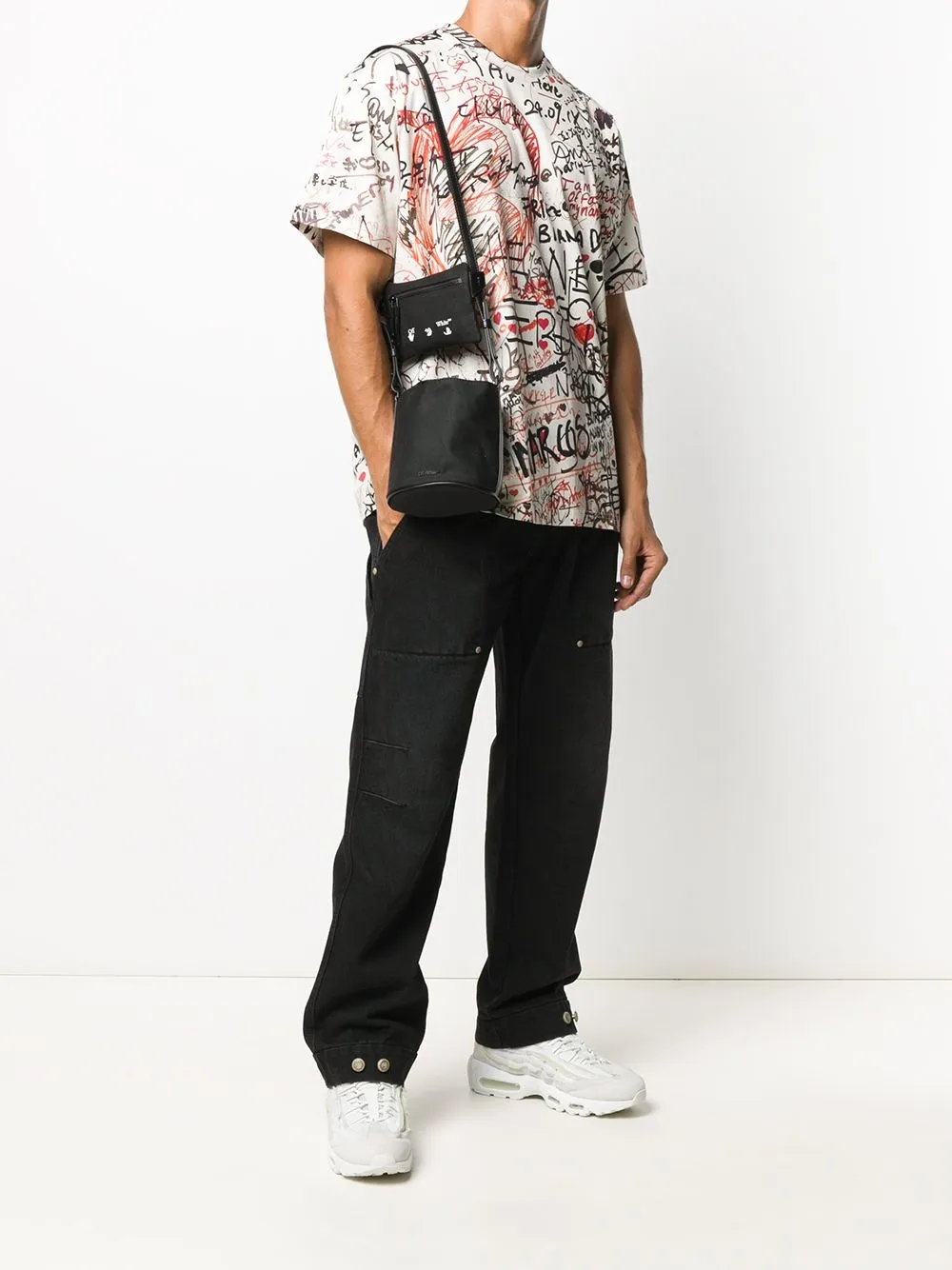 OffWhite Cotton Bucket Bag Farfetch