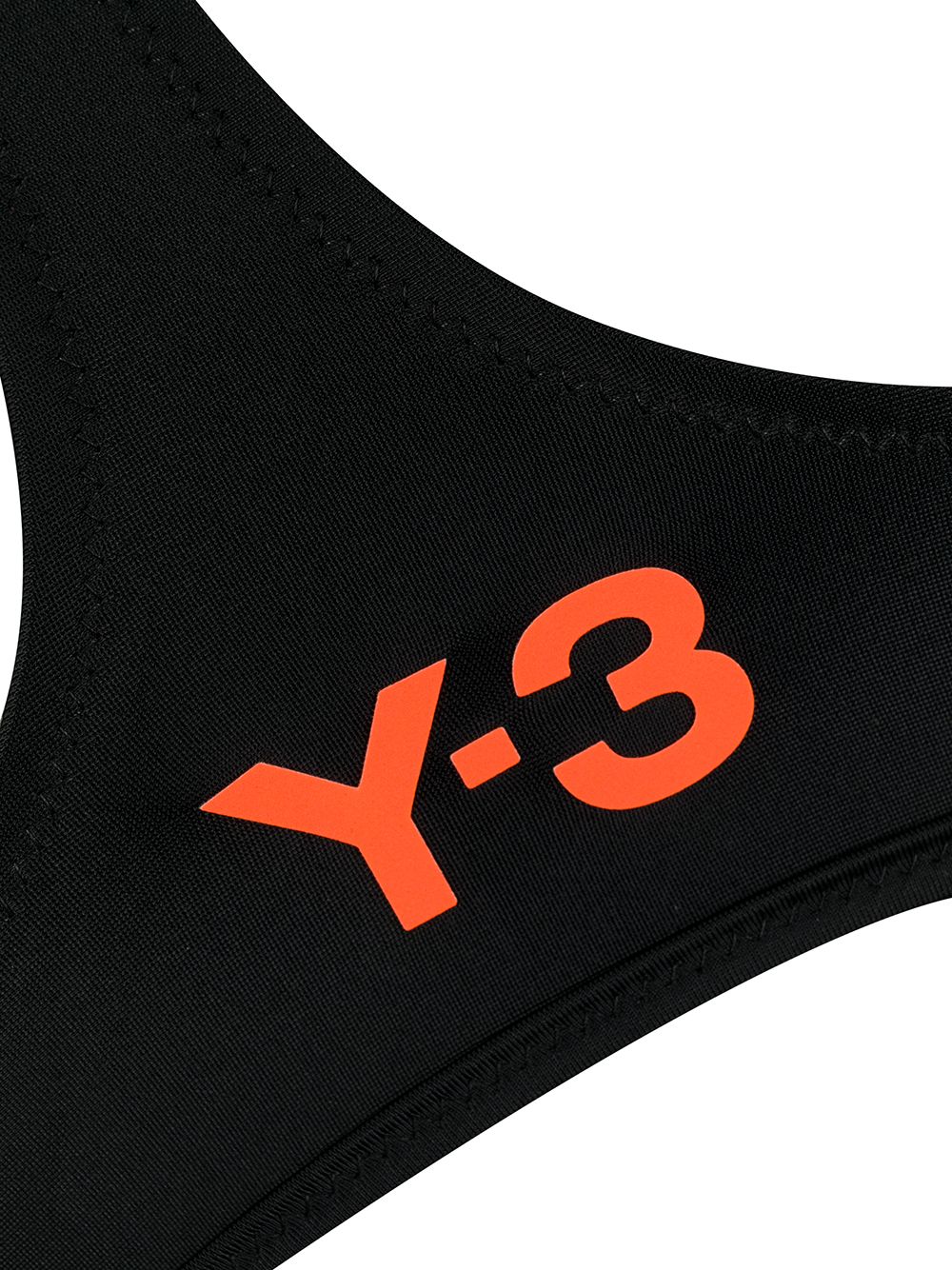 фото Y-3 logo print halter bikini top