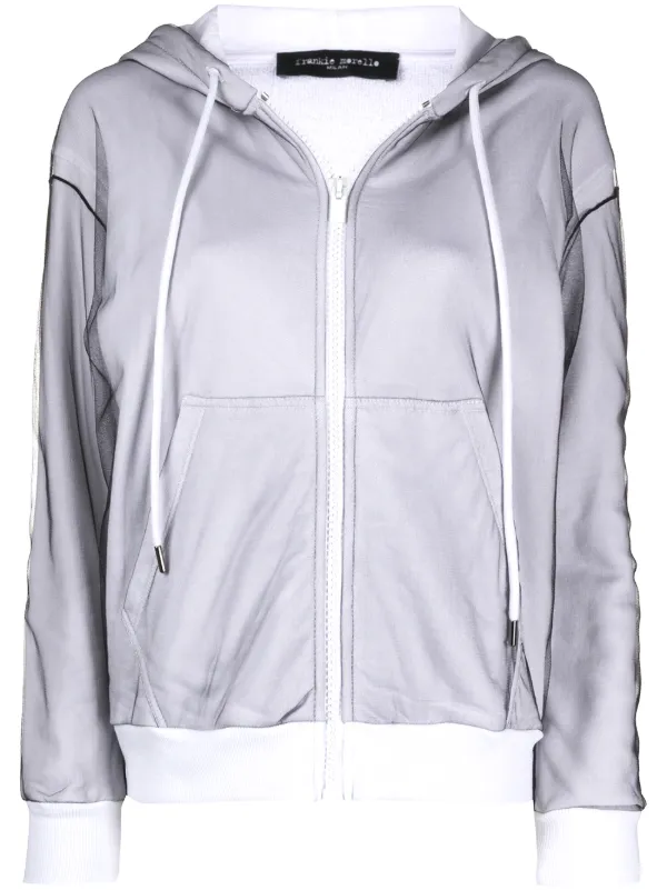 drawstring zip up hoodie