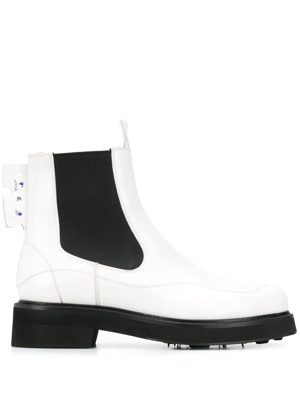 

Off-White logo-patch Chelsea boots - 0100 WHITE NO COLOR