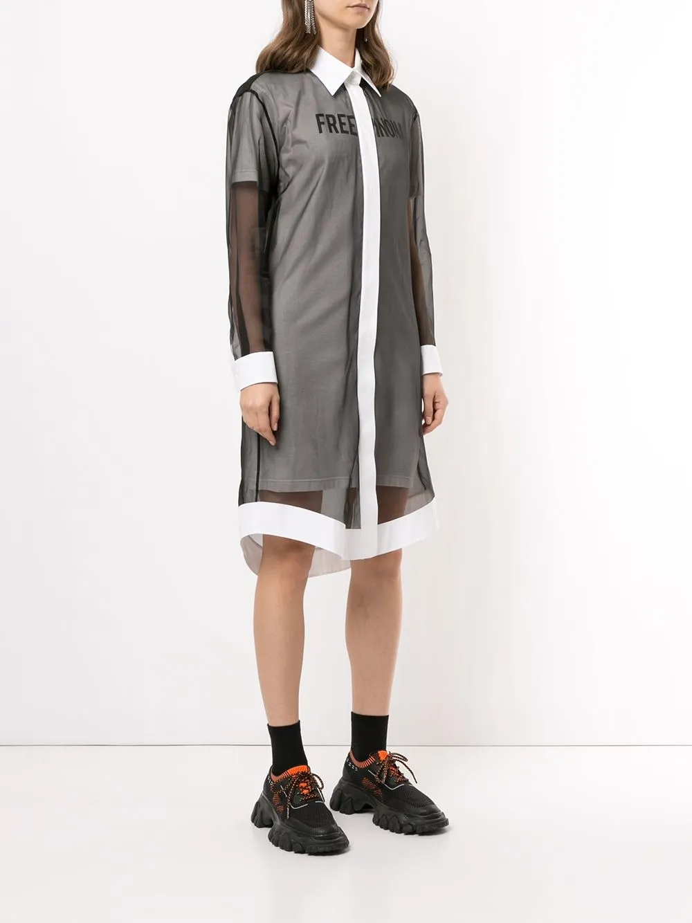 Free Winona-print shirt dress