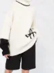 Off-White intarsia-knit logo jumper