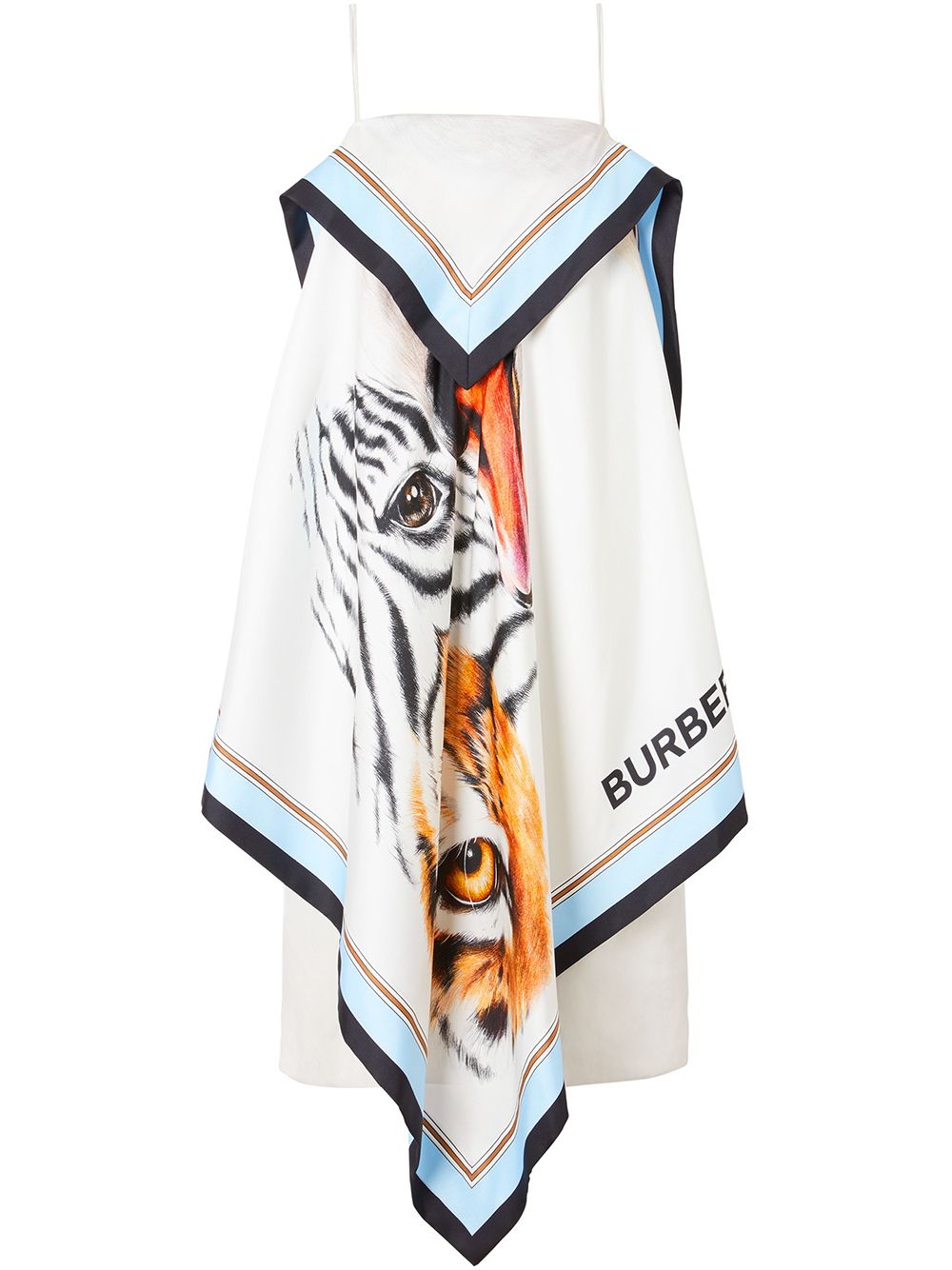 BURBERRY ANIMALIA-PRINT SCARF DRESS