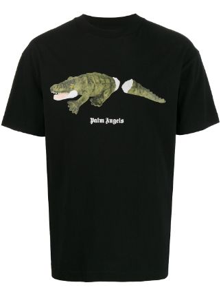 Palm Angels crocodile-print T-shirt - Farfetch