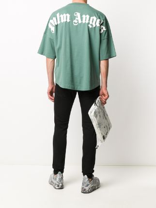 palm angels green shirt