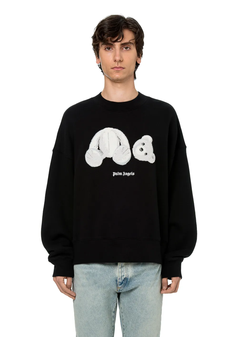 ICE BEAR S/S T-SHIRT in black - Palm Angels® Official