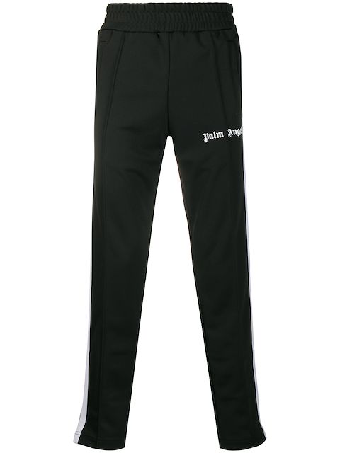 Palm Angels logo-print slim track pants