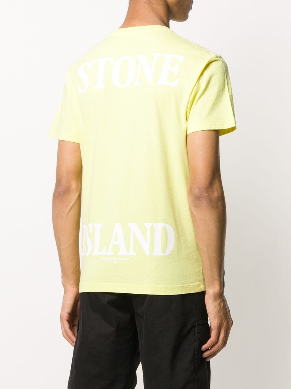 фото Stone island футболка с вышитым логотипом