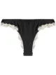 Image 1 of La Perla embroidered floral trim thong