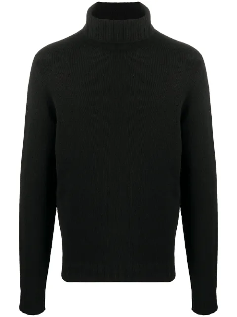 Palm Angels logo turtleneck jumper