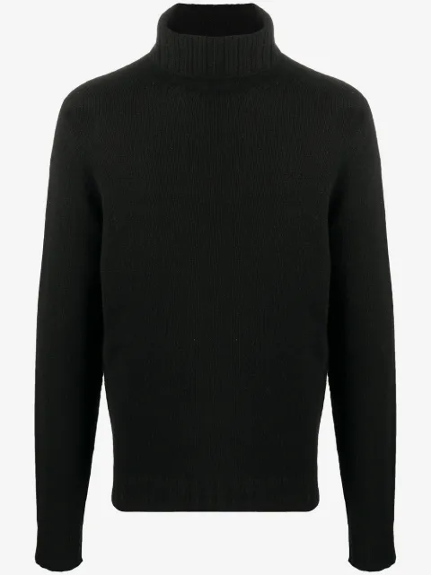 Palm Angels logo turtleneck jumper