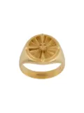 Northskull Atticus Skull pinky ring - Gold