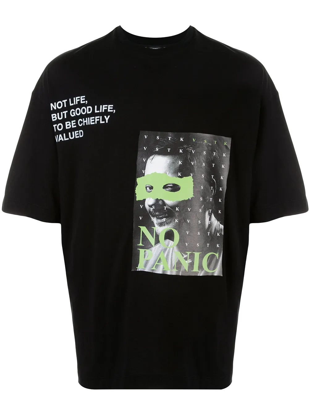 Vostok CLTH T-Shirt Mit Slogan-Print x2ggE A23W1 Vostok CLTH T-Shirt Mit Slogan-Print x2ggE A23W1