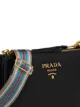 Prada logo plaque shoulder bag