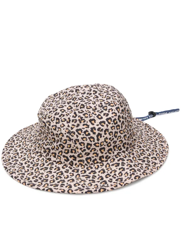 leopard print sun hat