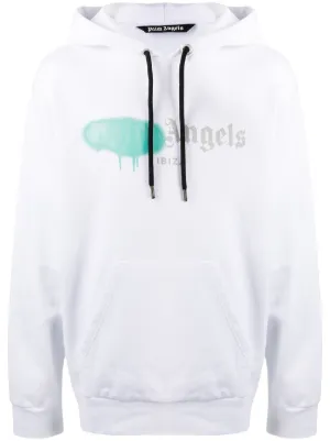 palm angels hoodie light blue