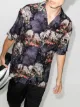 Image 2 of Palm Angels skeleton-print short-sleeve shirt