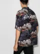 Palm Angels skeleton-print short-sleeve shirt