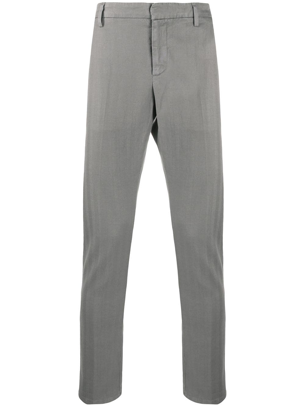 Shop Dondup Gaubert Slim-fit Trousers In Grey