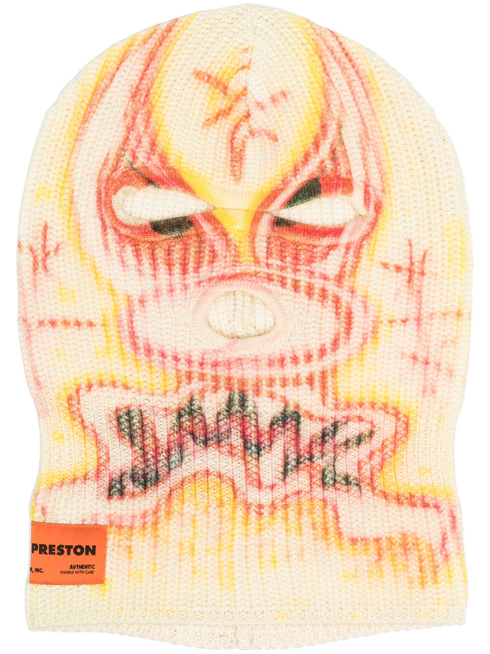 фото Heron preston printed balaklava kenny schar white pink