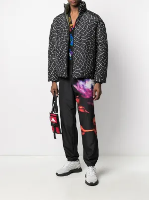 MARCELO BURLON Down Jacket ダウンジャケット Marcelo Burlon County Of Milan Poketi puffer bomber jacket